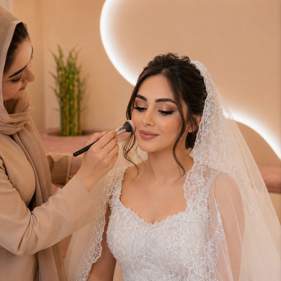 میکاپ تخصصی عروس در مرکز زیبایی ویونا